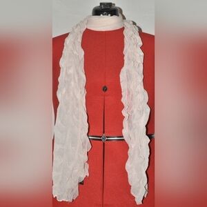 Sheer-Liked Design Crinkled Scarf